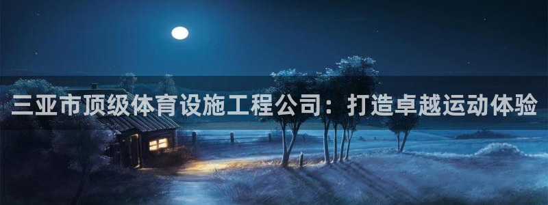 意昂3集团简介：三亚市顶级体育设施工程公司：打造卓越