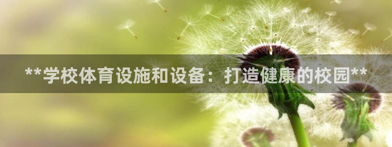 意昂体育3平台是正规平台吗知乎：**学校体育设施和设