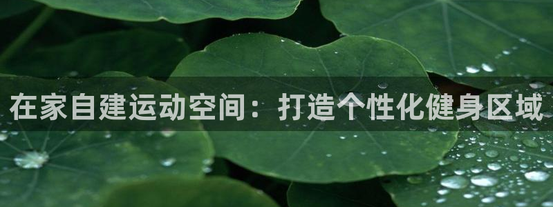 意昂体育3平台是正规平台吗安全吗：在家自建运动空间：