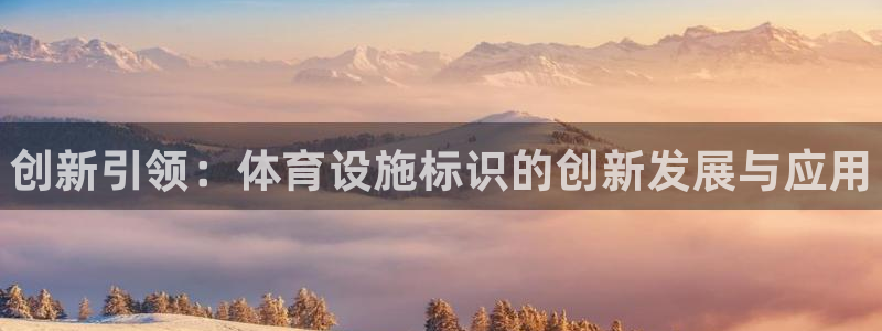 意昂3集团：创新引领：体育设施标识的创新发展与应用 